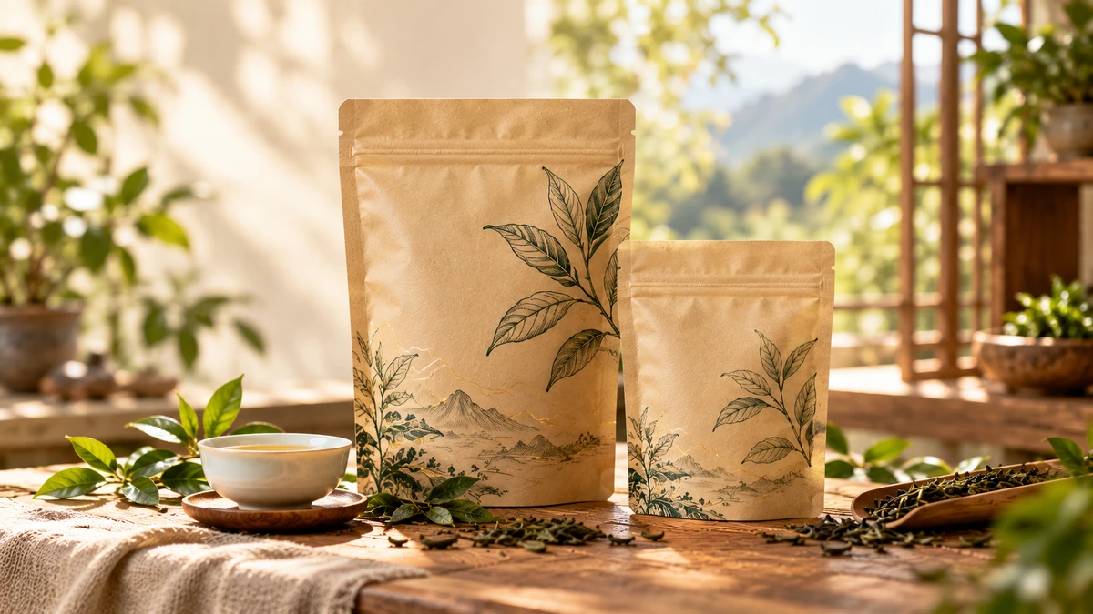 Kraft pouch packaging design