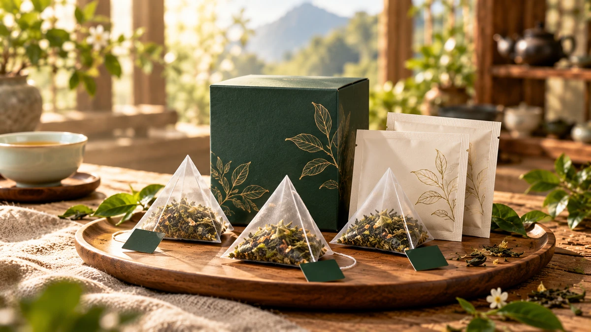 Tea bag packaging design