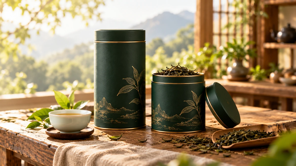 Tea canister packaging design