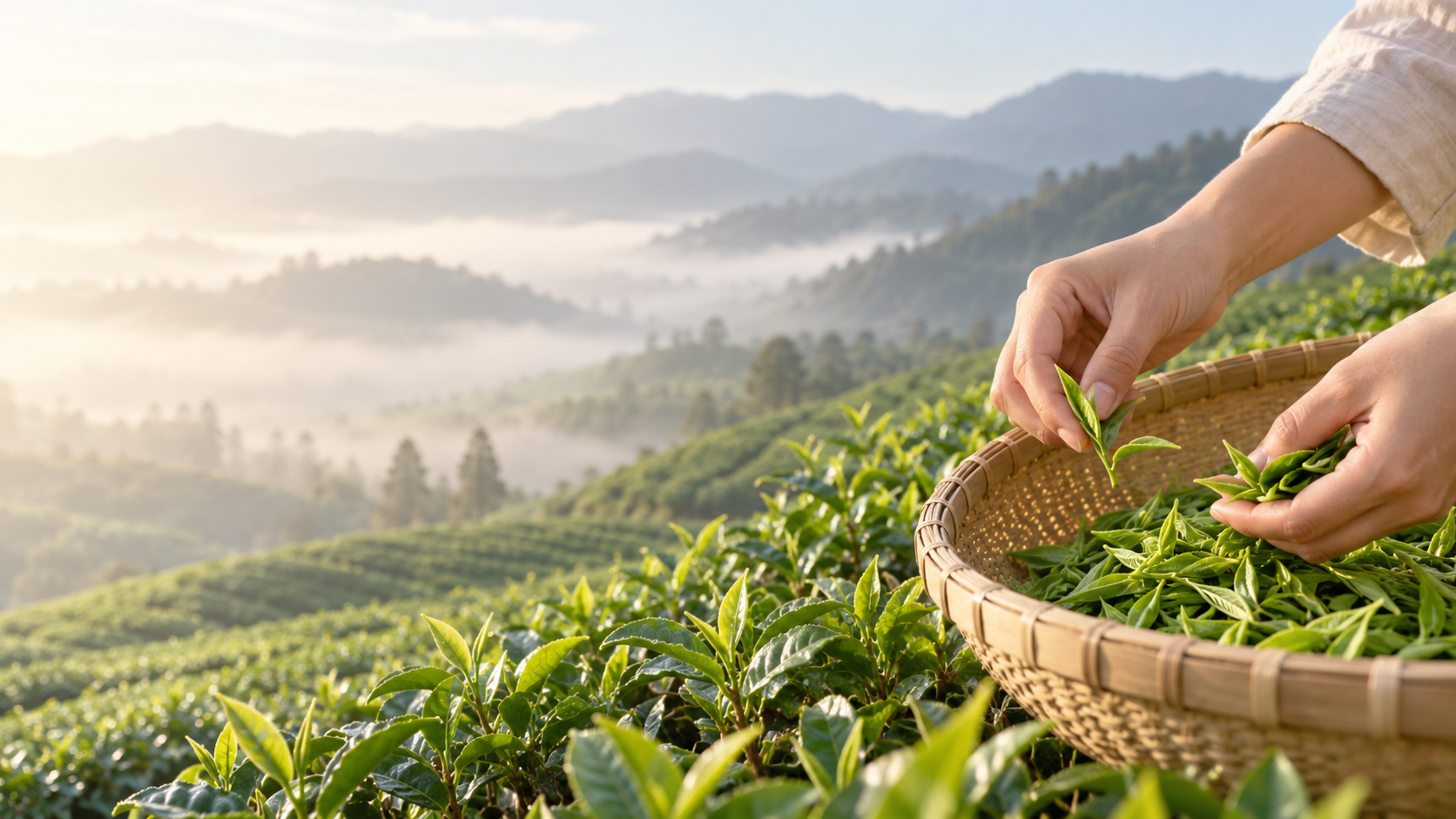 Tea harvesting