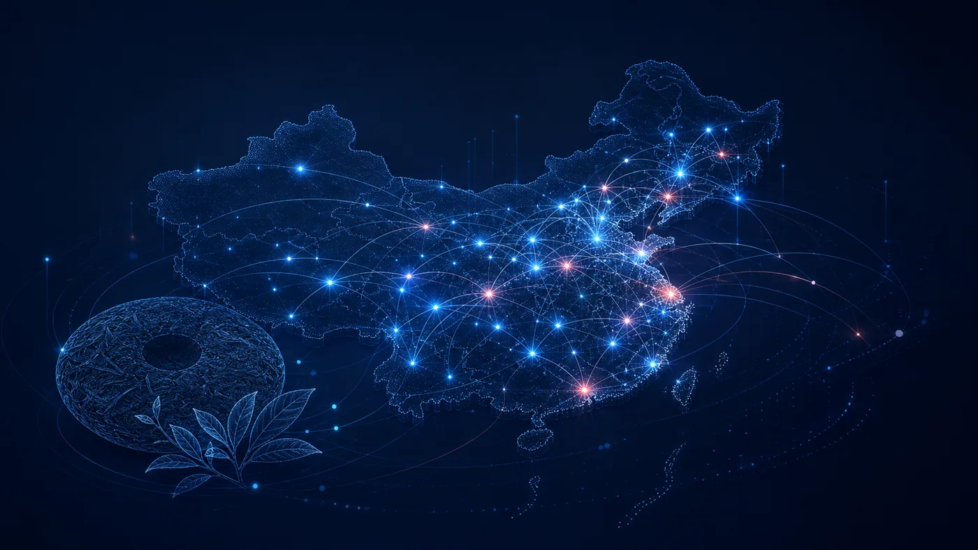 连接茶行业用户与市场的中国地图数据网络